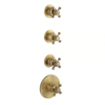 CLASSICA - 4 hole Recessed thermostatic shower mixer by GUGLIELMI RUBINETTERIE - view 3